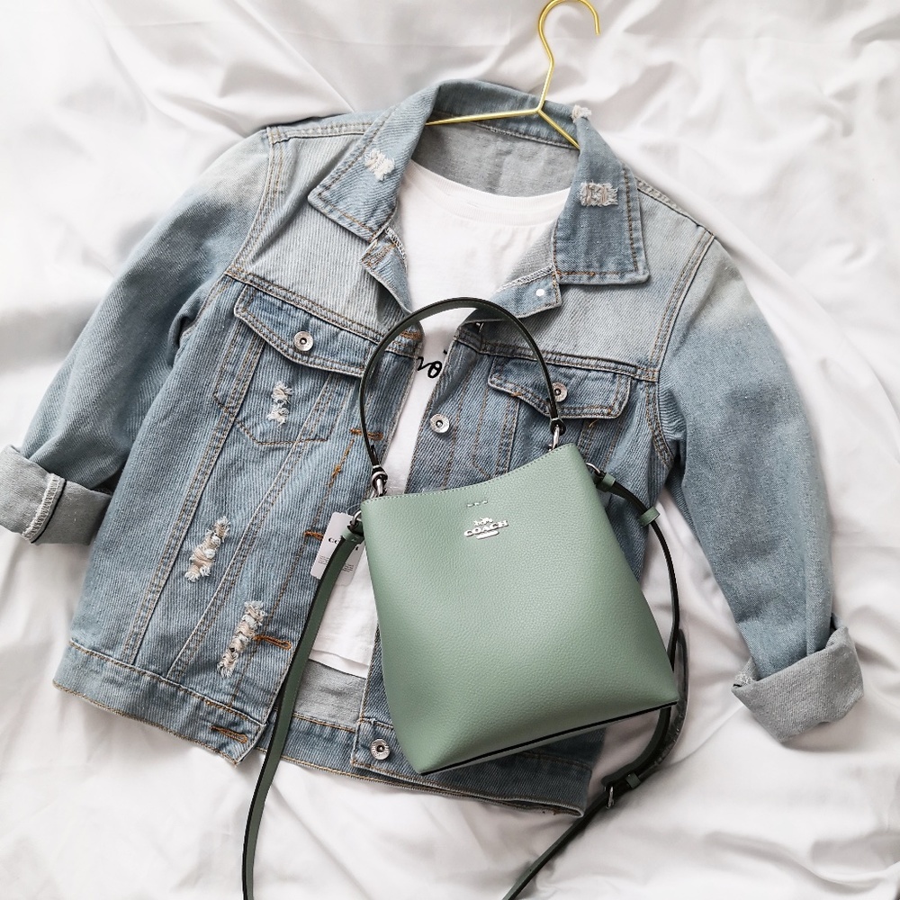 Coach Green Satchel Bag